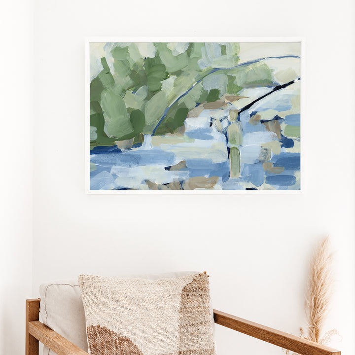 Fly Fishing Oasis, No. 1 - Art Print or Canvas - Jetty Home