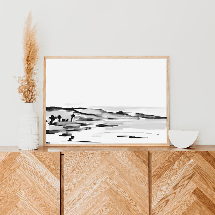 Black & White Seascape Moments - Art Print or Canvas - Jetty Home