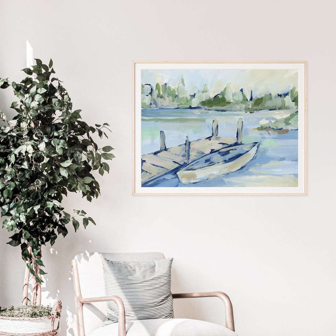 Docking Up - Art Print or Canvas - Jetty Home