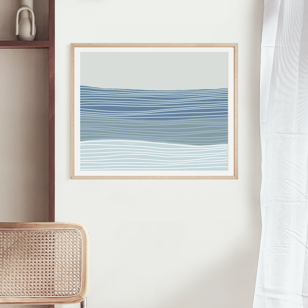Smoothed Wakes, No. 1 - Art Print or Canvas - Jetty Home