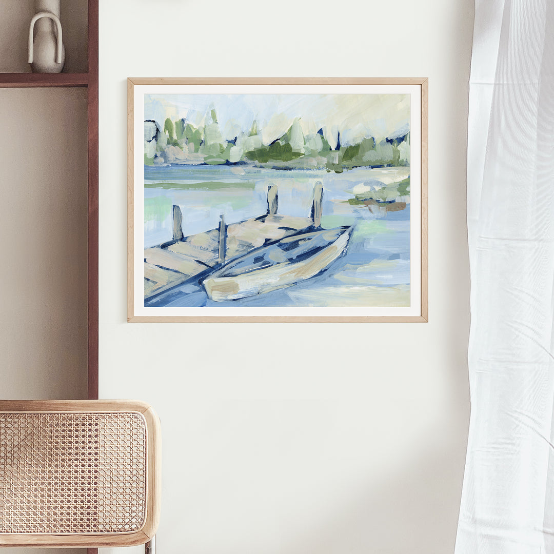Docking Up - Art Print or Canvas - Jetty Home