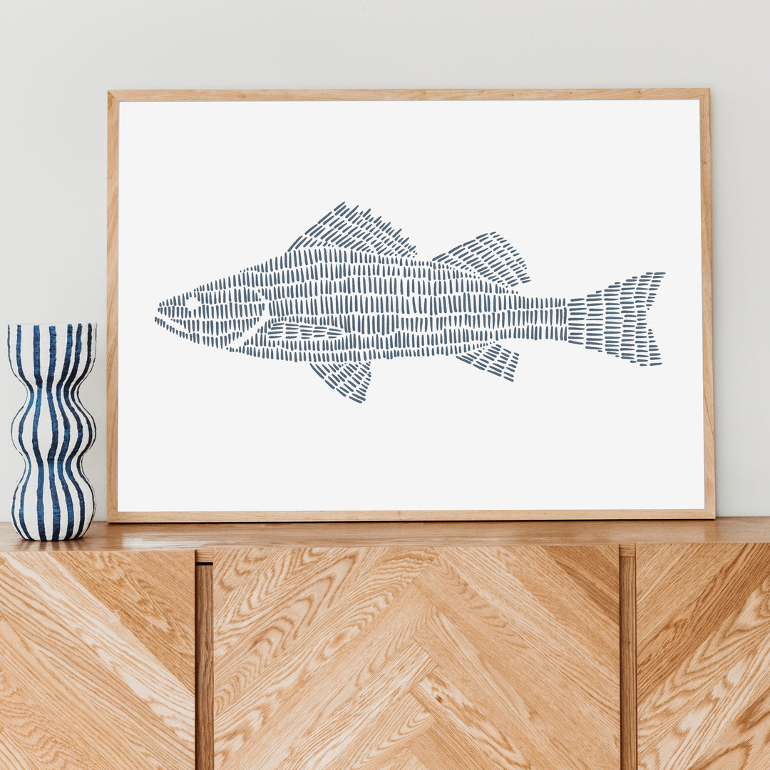 Perch Fish Study  - Art Print or Canvas - Jetty Home