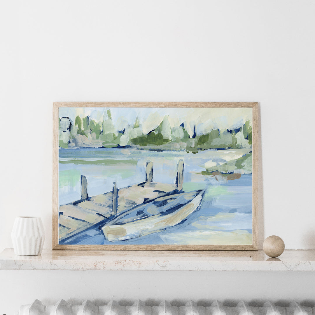 Docking Up - Art Print or Canvas - Jetty Home