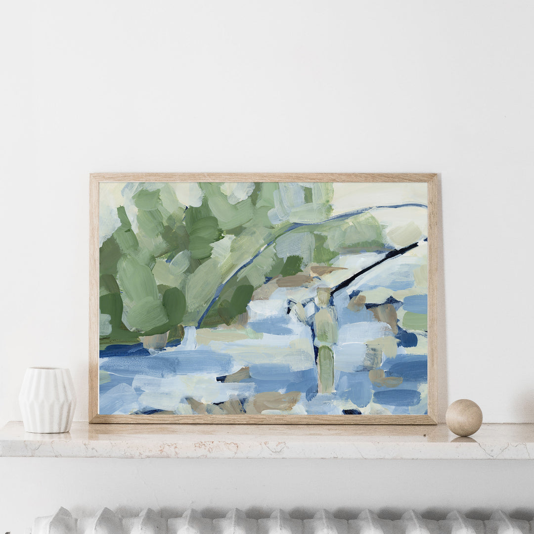Fly Fishing Oasis, No. 1 - Art Print or Canvas - Jetty Home