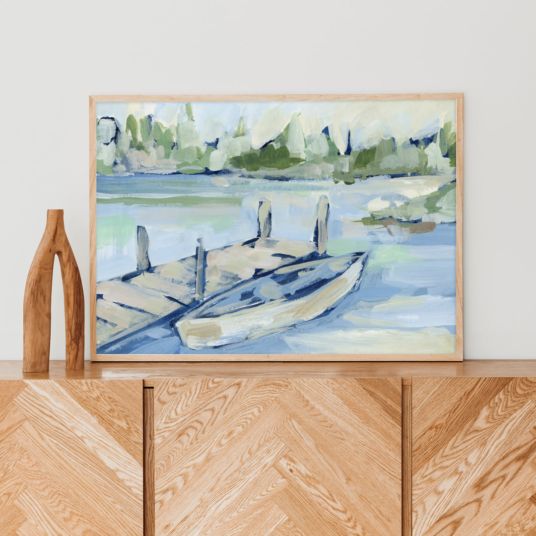 Docking Up - Art Print or Canvas - Jetty Home