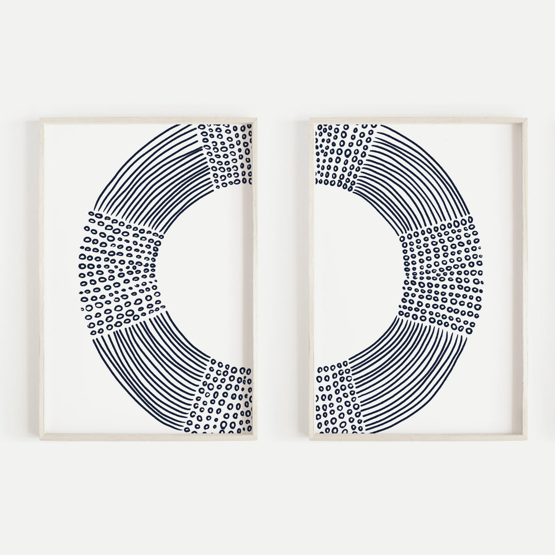 The Life Ring, No. 2 - Set of 2  - Art Prints or Canvases - Jetty Home