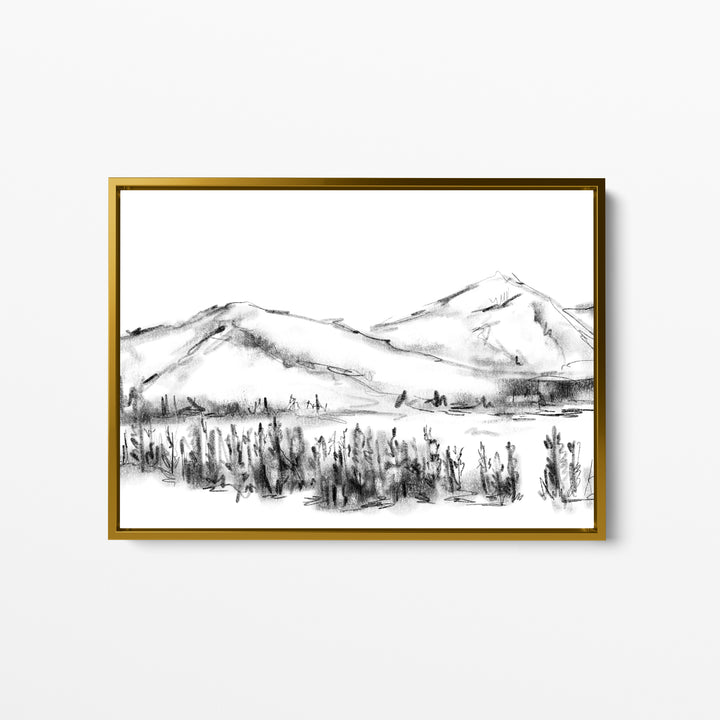 Mountain Landscape Sketch - Jetty Home