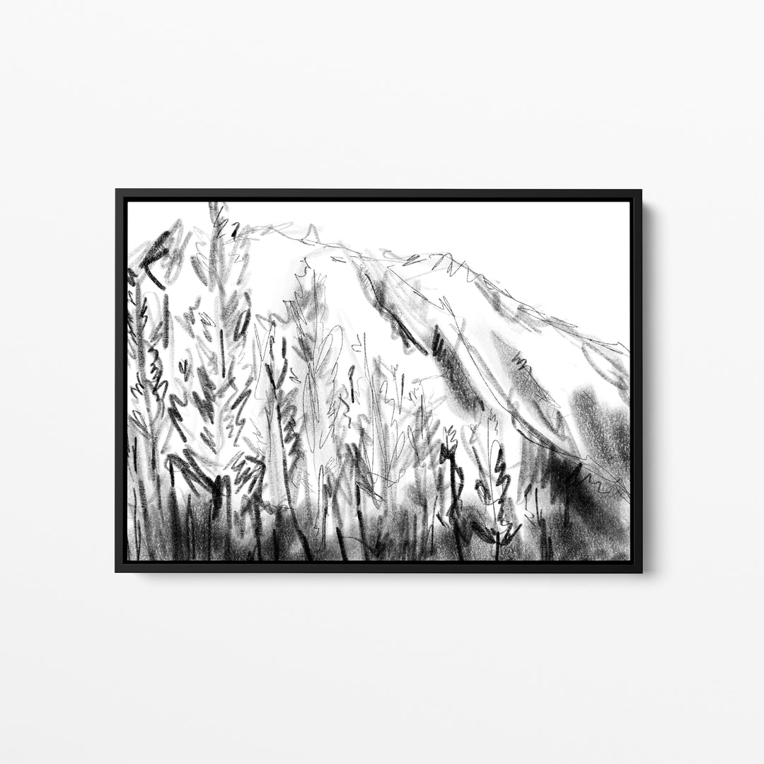 Black and White Mountain Landscape - Jetty Home