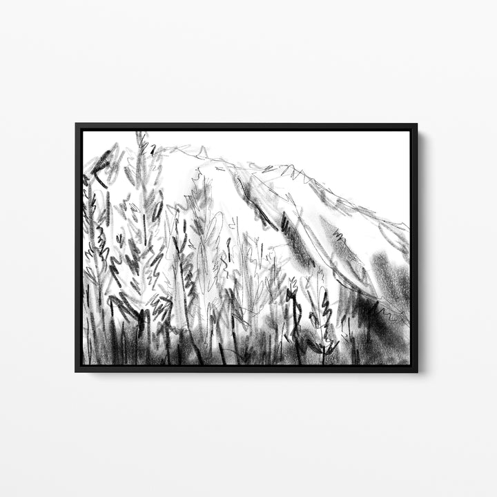 Black and White Mountain Landscape - Jetty Home