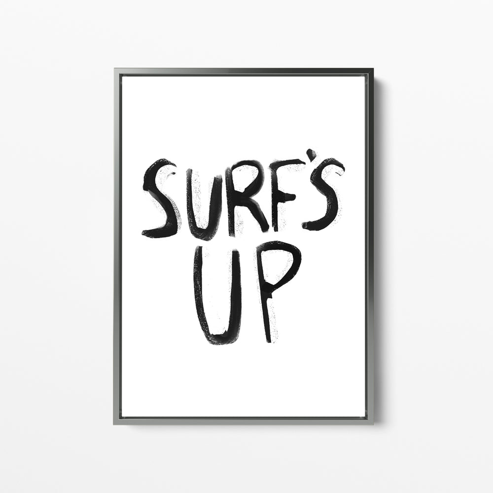 Black & White Surf's Up - Jetty Home