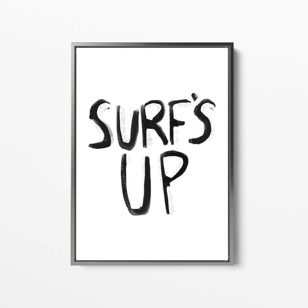 Black & White Surf's Up - Jetty Home
