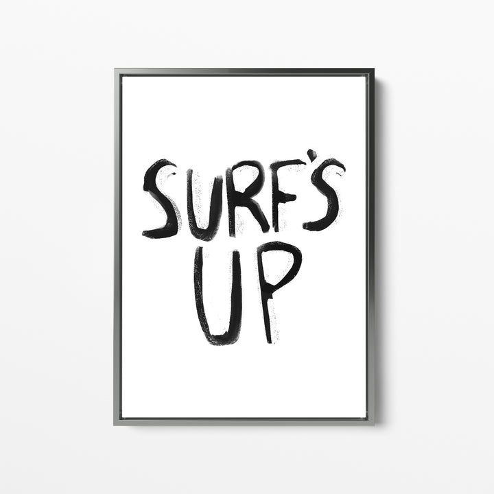 Black & White Surf's Up - Jetty Home