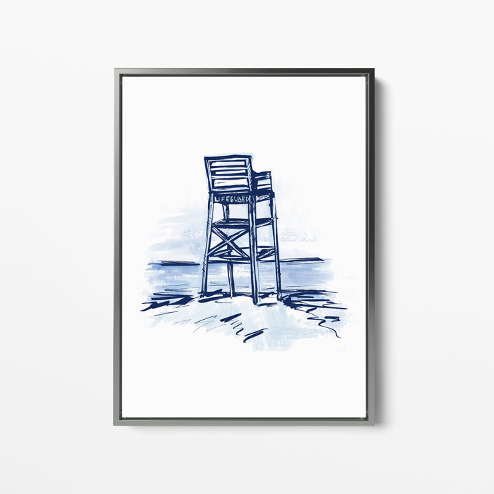 Blue Lifeguard Tower - Jetty Home
