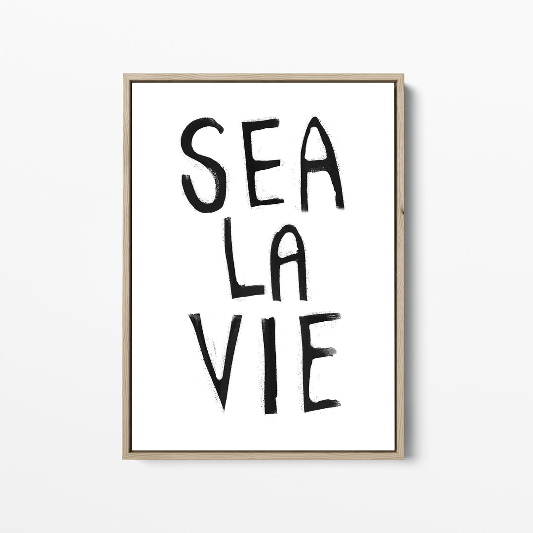 Black & White Sea La Vie - Jetty Home