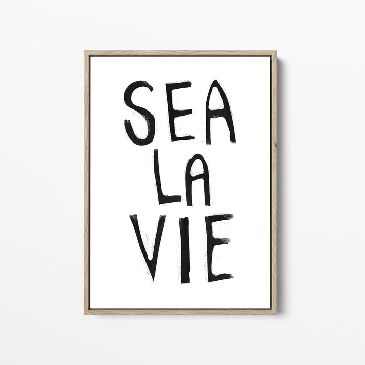 Black & White Sea La Vie - Jetty Home