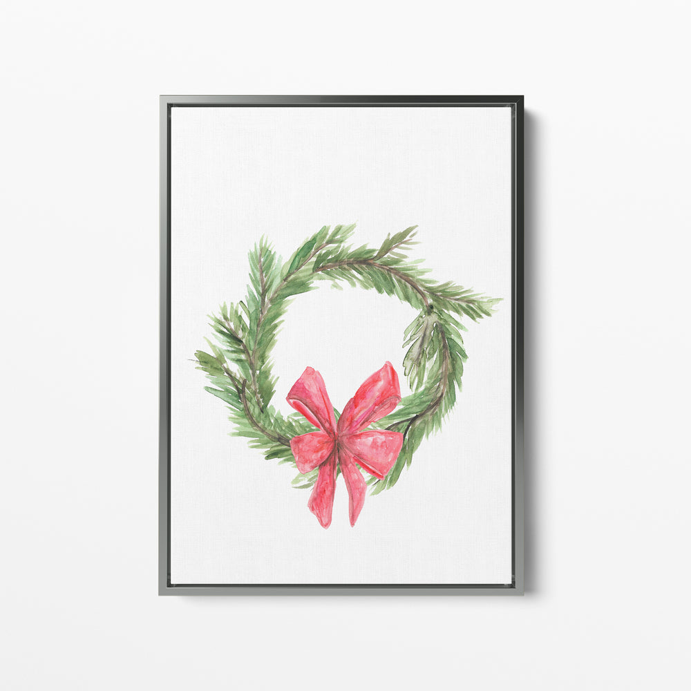 Watercolor Christmas Wreath - Jetty Home
