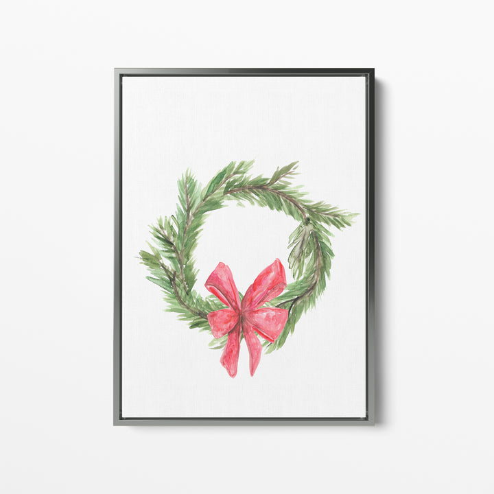 Watercolor Christmas Wreath - Jetty Home