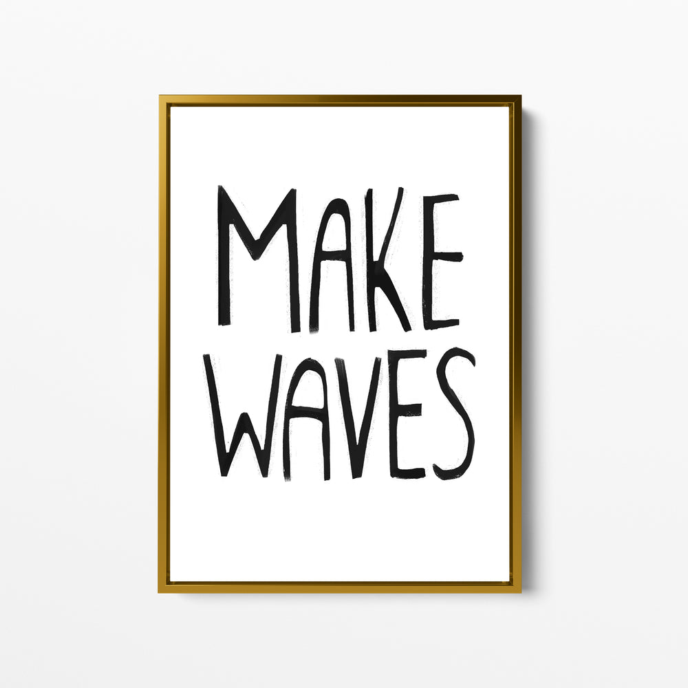 Black & White Make Waves - Jetty Home