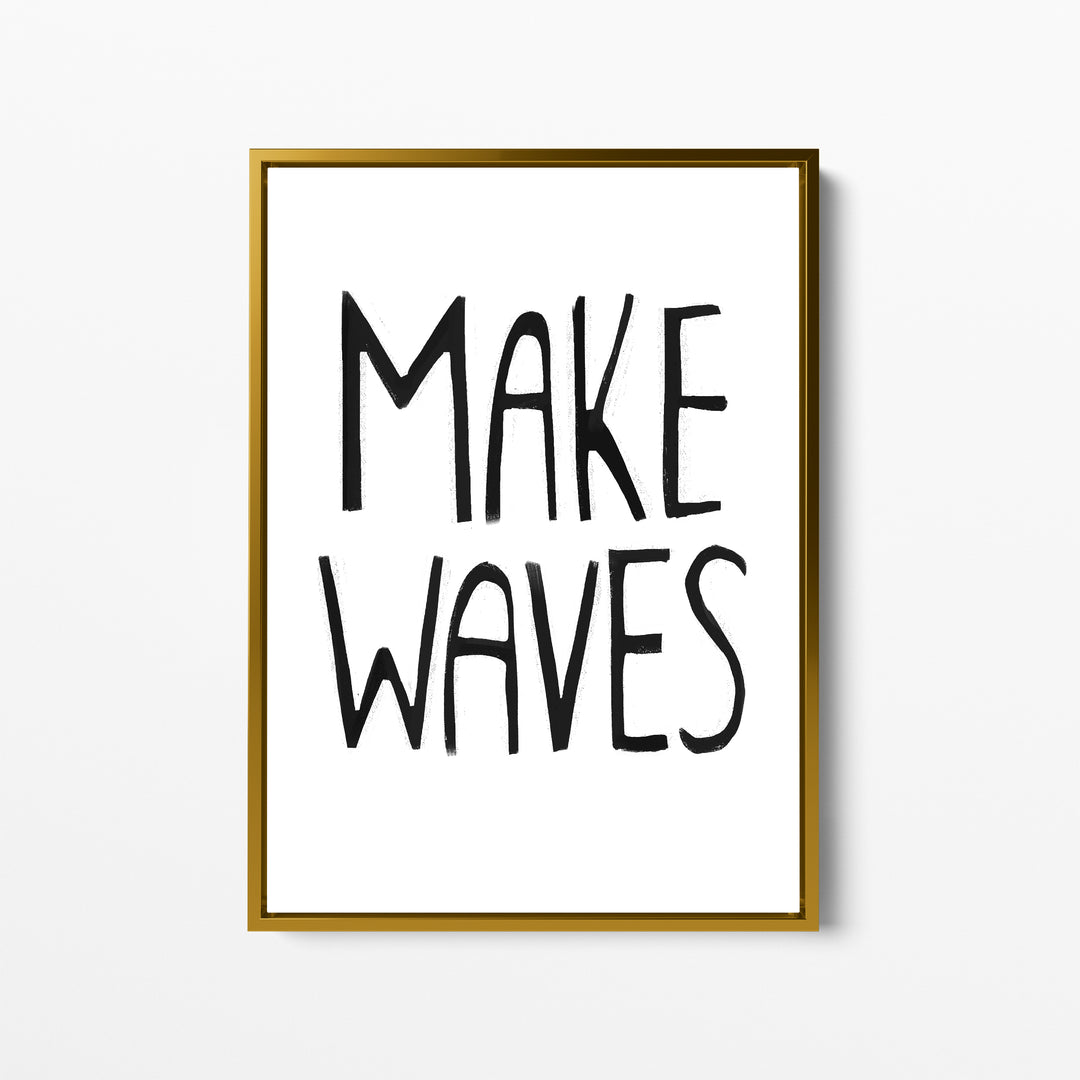 Black & White Make Waves - Jetty Home