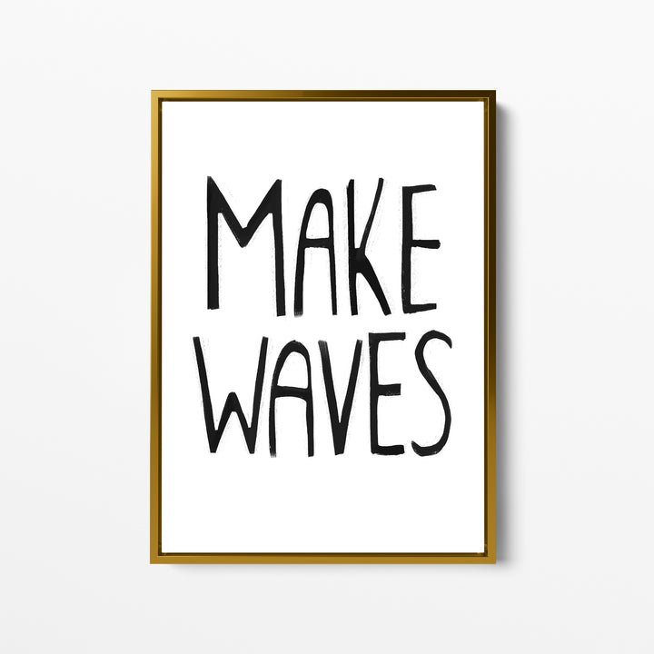 Black & White Make Waves - Jetty Home