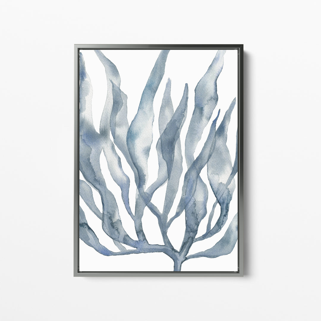 Blue Watercolor Seaweed Painting No. 2 - Jetty Home