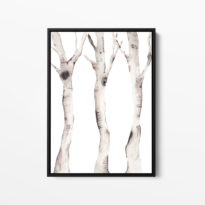 Watercolor Aspen Birch Tree - Jetty Home