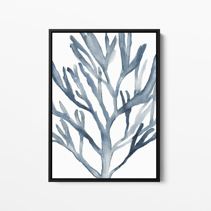 Blue Seaweed Coral Watercolor No. 1 - Jetty Home