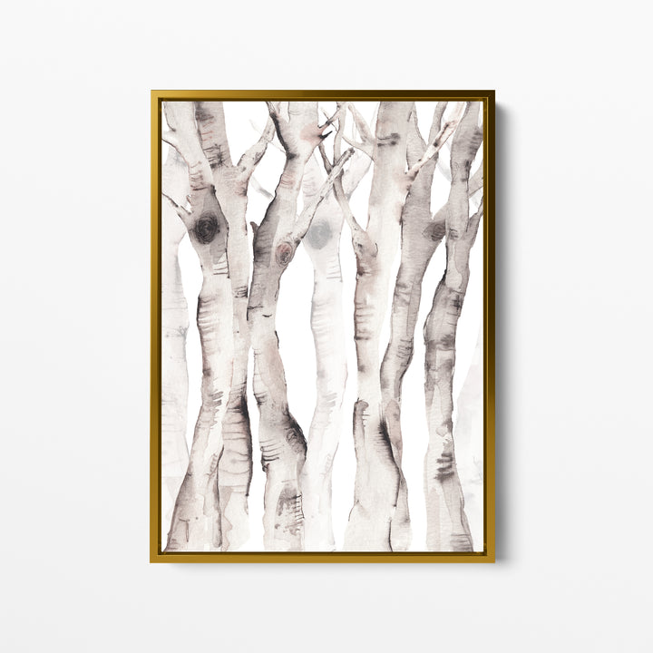 Birch Tree Watercolor No. 1 - Jetty Home