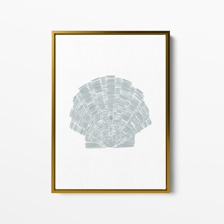 Deconstructed Scallop Shell - Art Print or Canvas - Jetty Home
