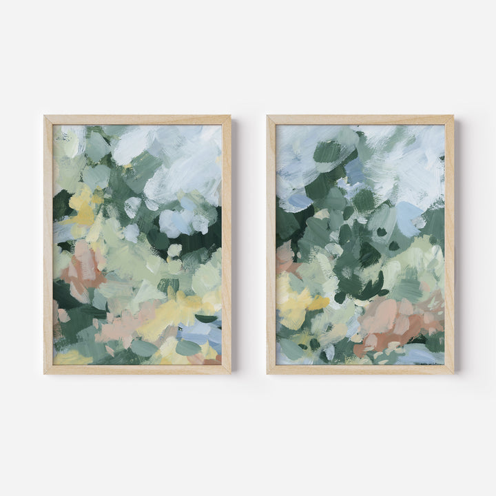 Floral Echoes Diptych - Set of 2 - Jetty Home