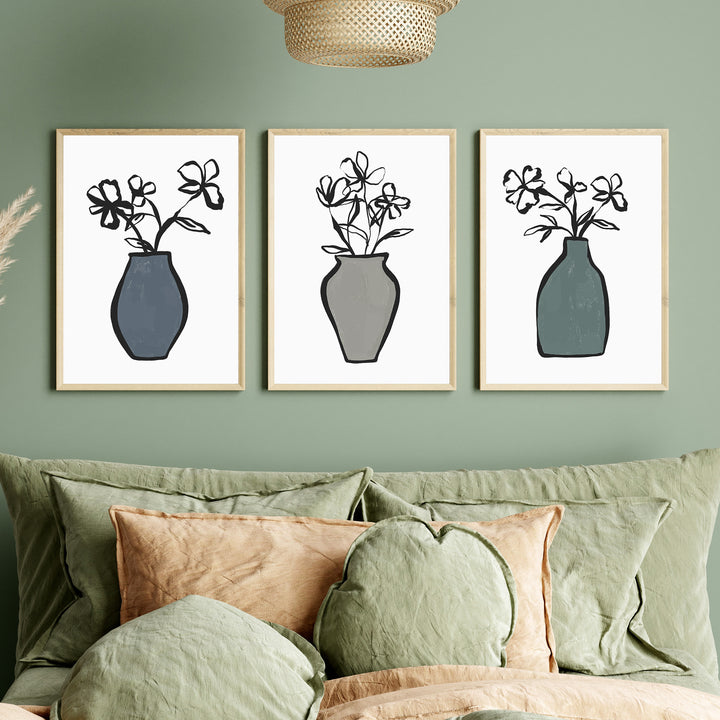 The Three Vases - Set of 3