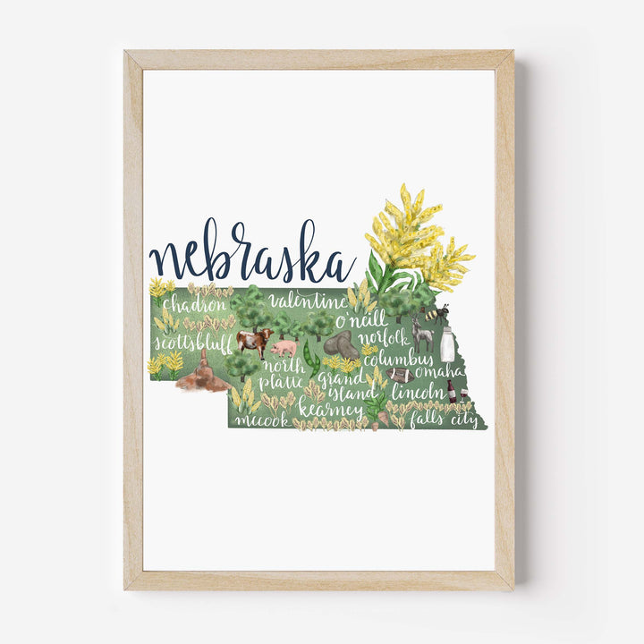 Nebraska Map