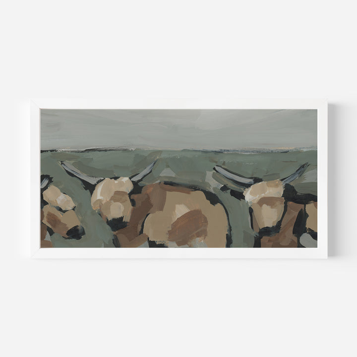 Highland Cows, No. 2 Panoramic - Jetty Home