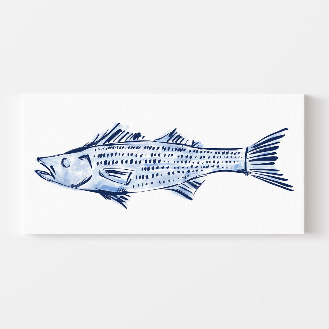 Striped Bass Study Panoramic - Jetty Home