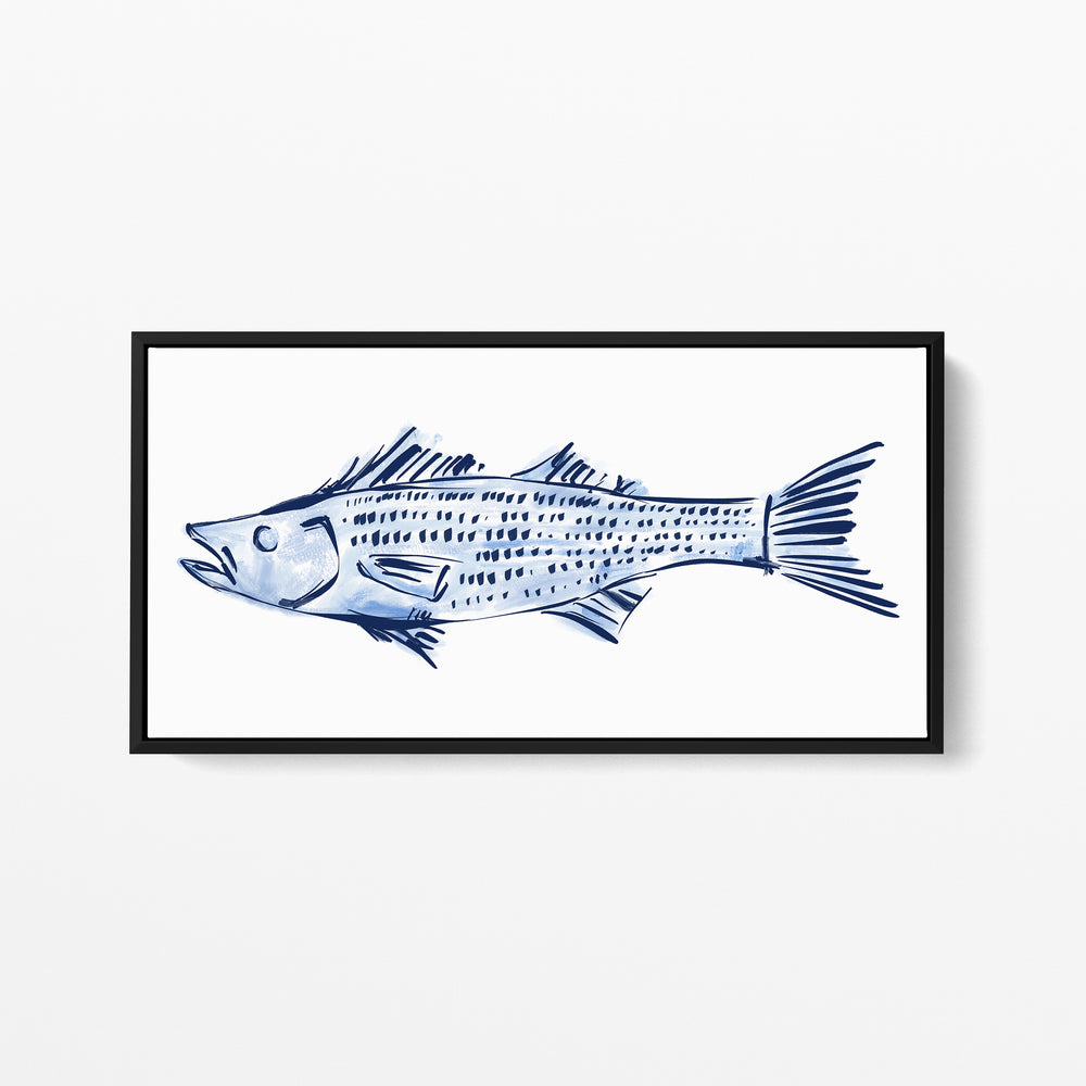 Striped Bass Study Panoramic - Jetty Home