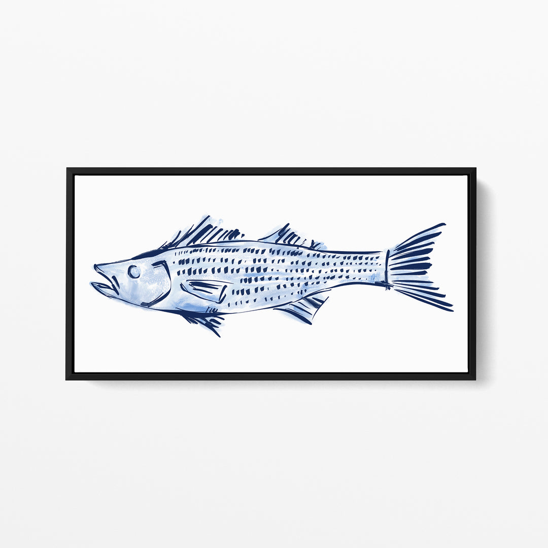 Striped Bass Study Panoramic - Jetty Home