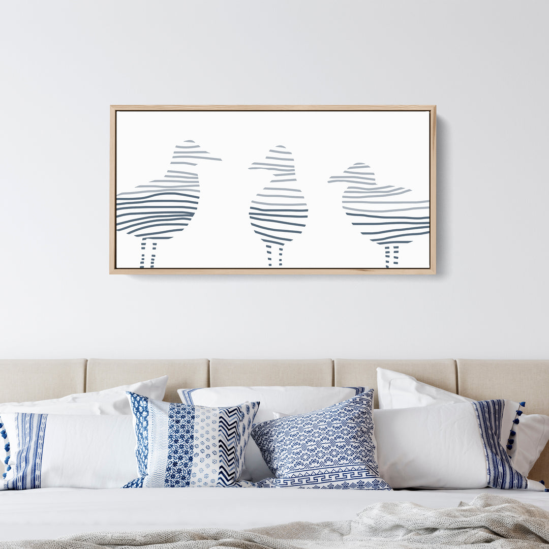 Sea Gull Gathering Panoramic - Jetty Home