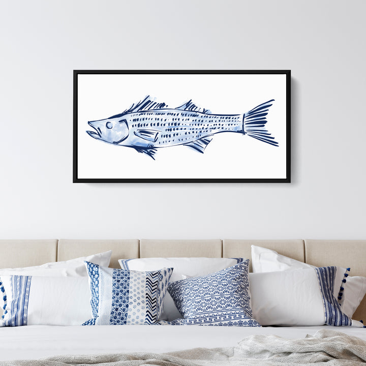Striped Bass Study Panoramic - Jetty Home