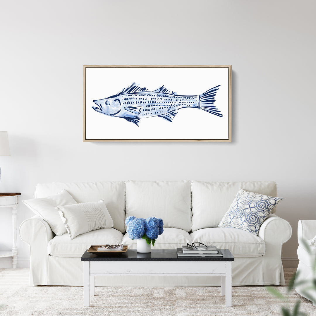 Striped Bass Study Panoramic - Jetty Home