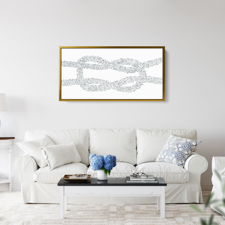 Nautical Square Knot Panoramic - Jetty Home