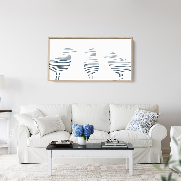 Sea Gull Gathering Panoramic - Jetty Home