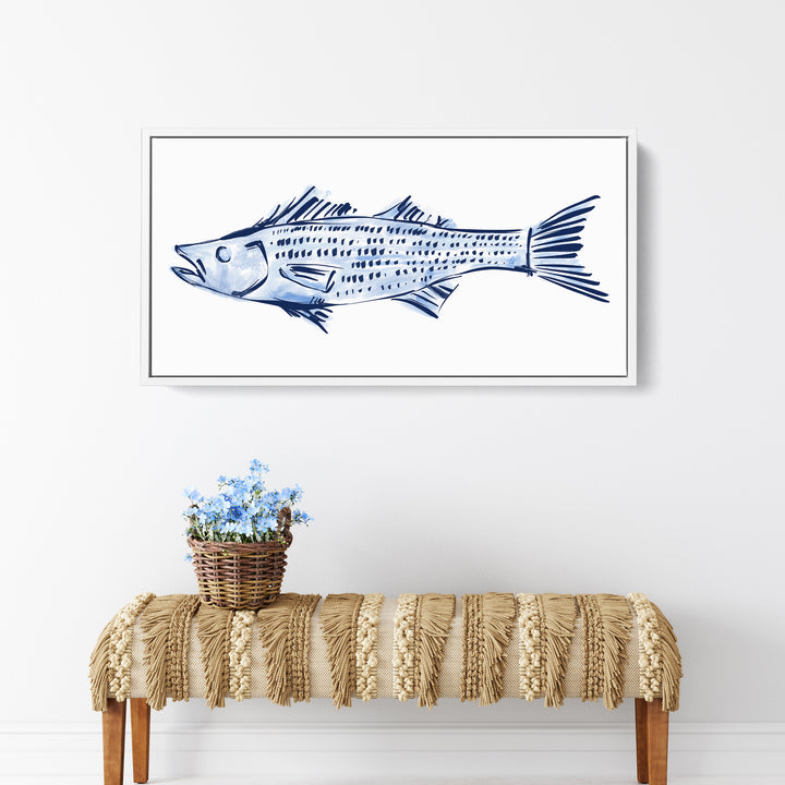 Striped Bass Study Panoramic - Jetty Home