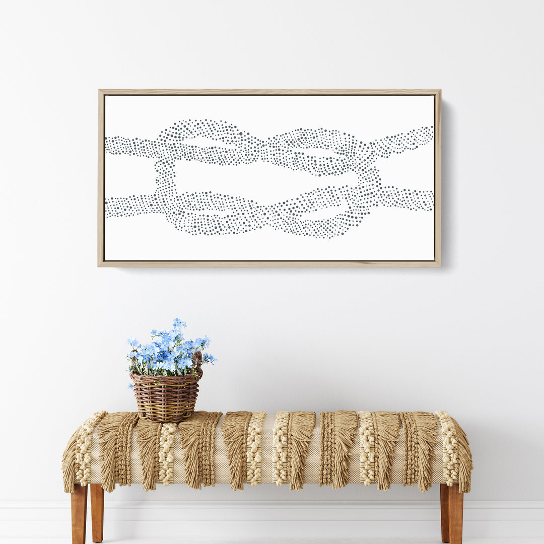 Nautical Square Knot Panoramic - Jetty Home