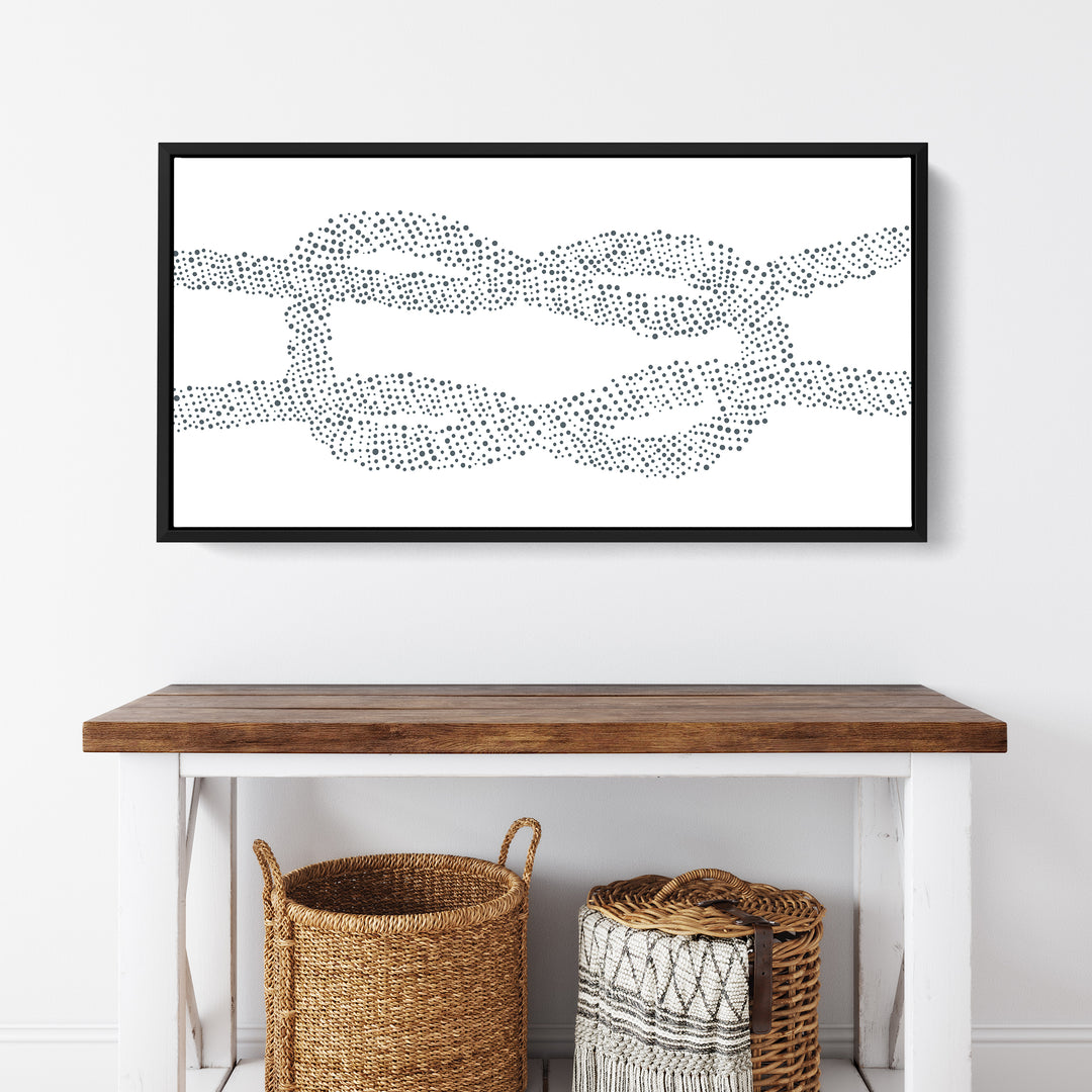 Nautical Square Knot Panoramic - Jetty Home