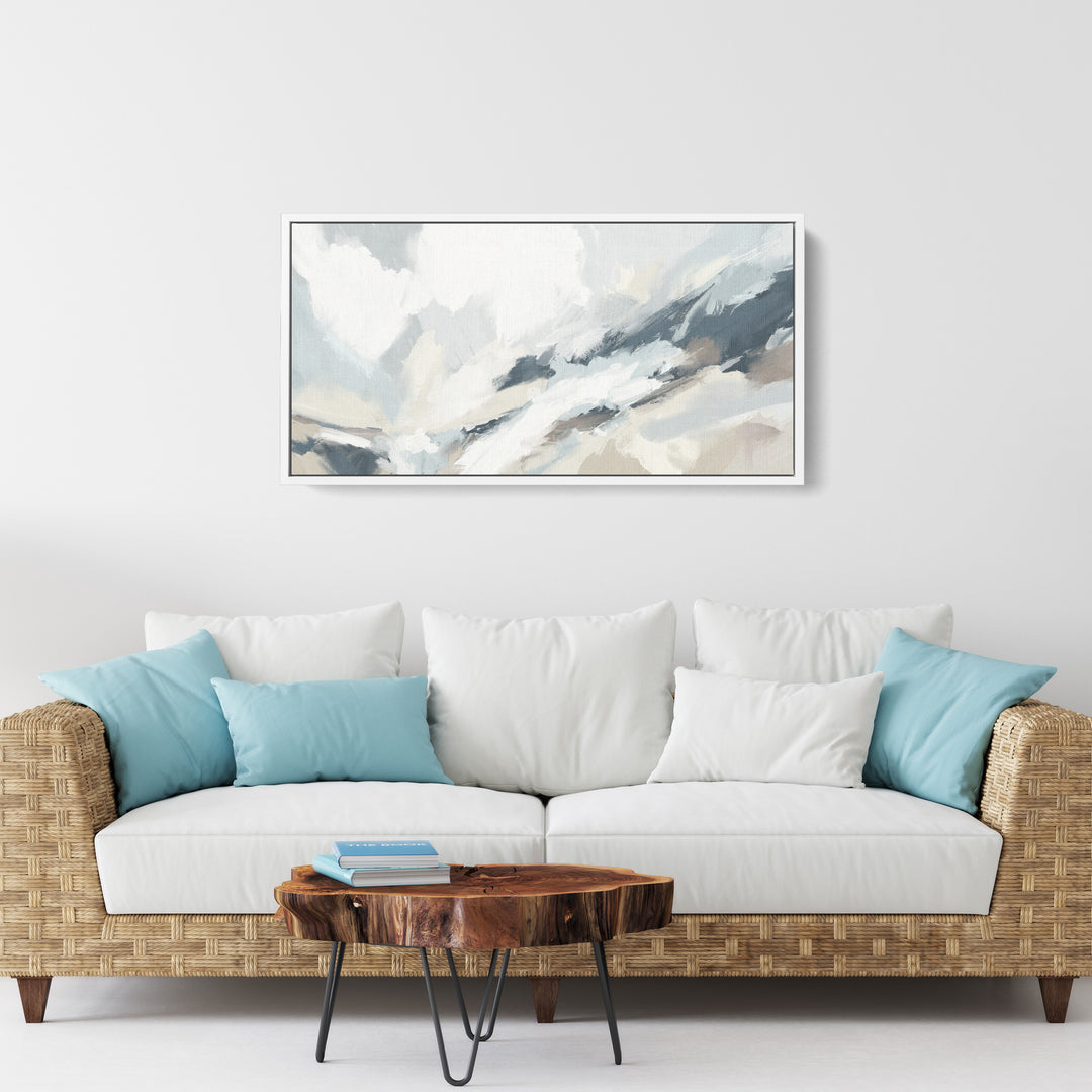 Wave Churn Panoramic - Art Print or Canvas - Jetty Home