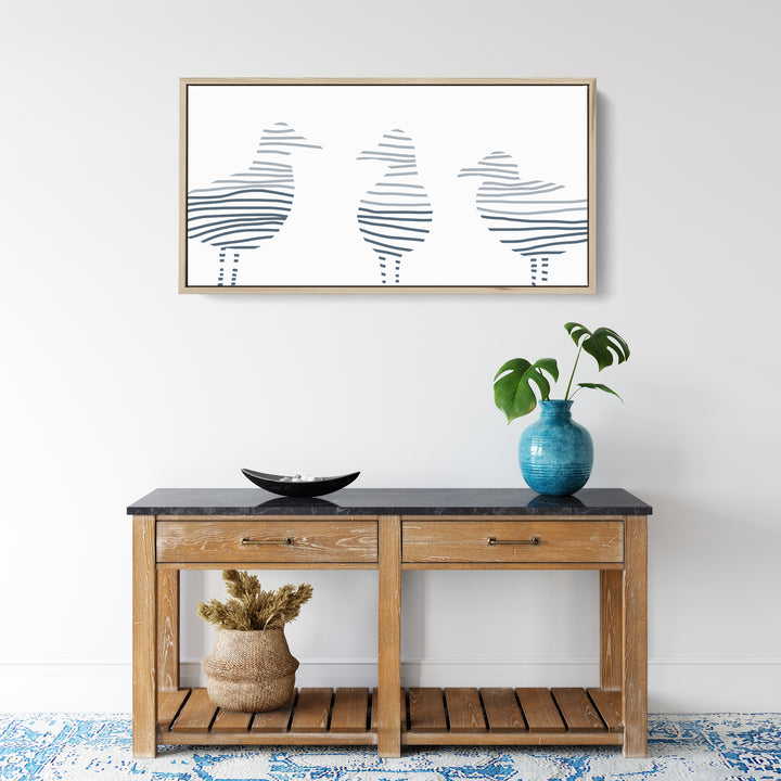 Sea Gull Gathering Panoramic - Jetty Home