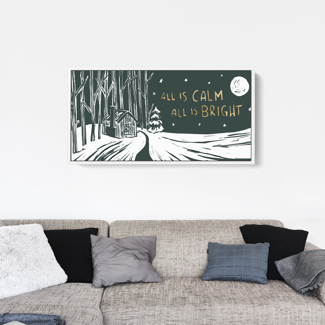 All is Calm All is Bright Panoramic - Jetty Home