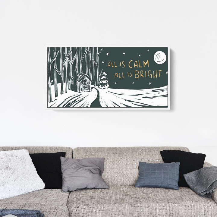 All is Calm All is Bright Panoramic - Jetty Home