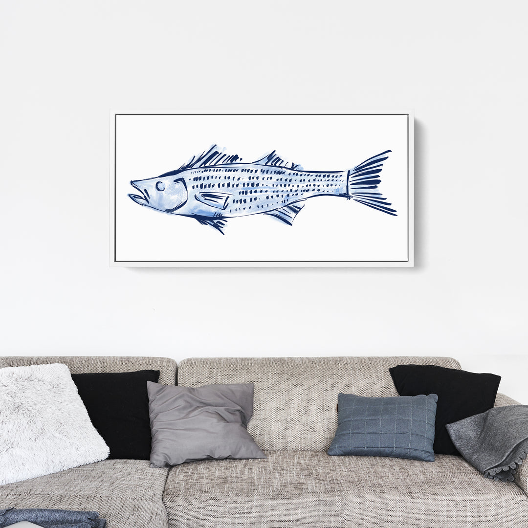 Striped Bass Study Panoramic - Jetty Home