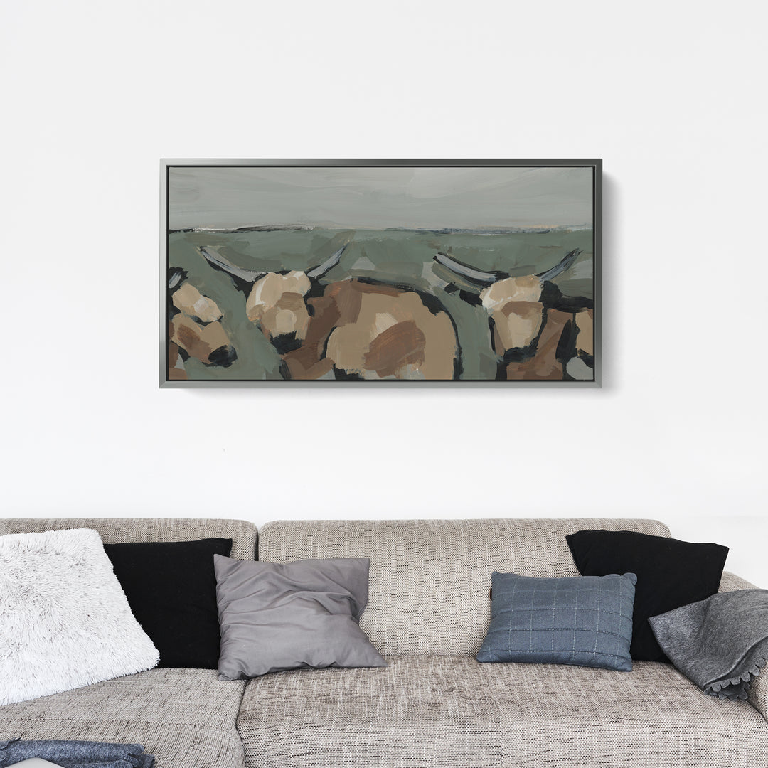 Highland Cows, No. 2 Panoramic - Jetty Home